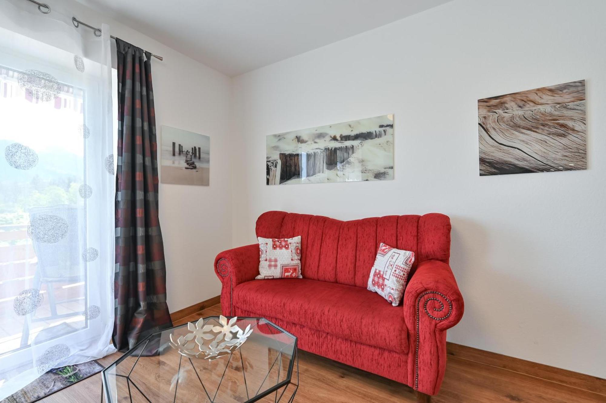 Ferienwohnung Herzstueck Im Haus Schlossblick 福森 外观 照片